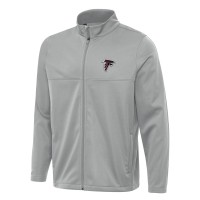 Кофта на молнии Atlanta Falcons Antigua Gray Links 2 Golf