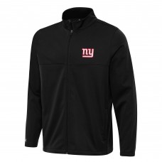 Кофта на молнии New York Giants Antigua  Links 2 Golf - Black