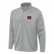 Кофта на молнии New York Giants Antigua  Links 2 Golf - Gray