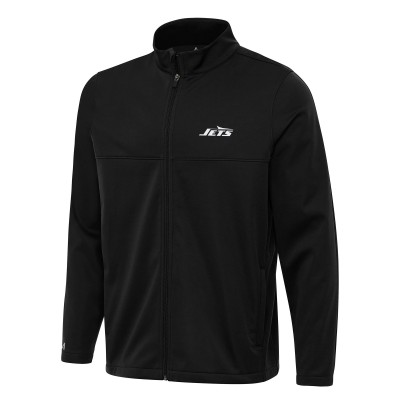 Кофта на молнии New York Jets Antigua  Links 2 Golf - Black