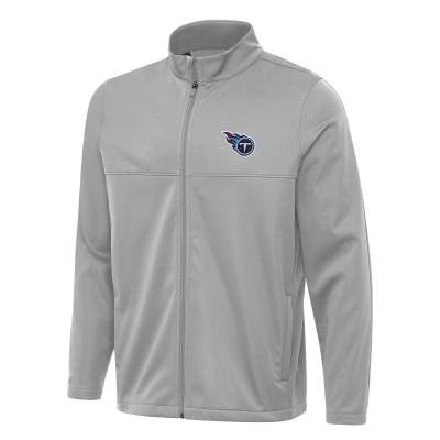 Кофта на молнии Tennessee Titans Antigua  Links 2 Golf - Gray