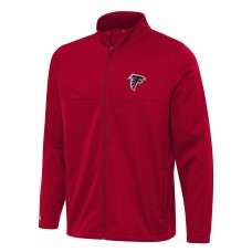 Кофта на молнии Atlanta Falcons Antigua Red Links 2 Golf