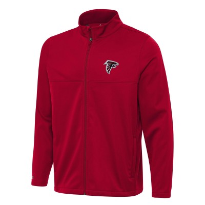 Кофта на молнии Atlanta Falcons Antigua Red Links 2 Golf