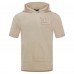 New York Giants Pro Standard Tan Neutrals Capsule Short Sleeve Pullover Hoodie