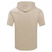 New York Giants Pro Standard Tan Neutrals Capsule Short Sleeve Pullover Hoodie