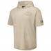 San Francisco 49ers Pro Standard Tan Neutrals Capsule Short Sleeve Pullover Hoodie