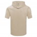 Las Vegas Raiders Pro Standard Tan Neutrals Capsule Short Sleeve Pullover Hoodie