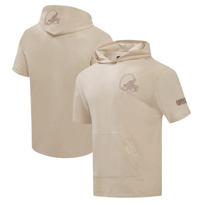 Футболка с капюшоном Cleveland Browns Pro Standard Tan Neutrals Capsule