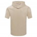 New England Patriots Pro Standard Tan Neutrals Capsule Short Sleeve Pullover Hoodie