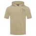 Pittsburgh Steelers Pro Standard Tan Neutrals Capsule Short Sleeve Pullover Hoodie