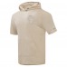 Los Angeles Rams Pro Standard Neutrals Capsule Short Sleeve Pullover Hoodie - Tan
