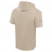 Los Angeles Rams Pro Standard Neutrals Capsule Short Sleeve Pullover Hoodie - Tan