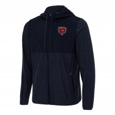 Толстовка на молнии Chicago Bears Antigua Navy Bear Logo Sway