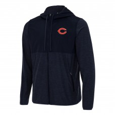 Толстовка на молнии Chicago Bears Antigua Navy Sway