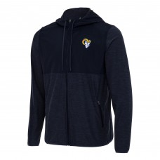 Los Angeles Rams Antigua Sway Full-Zip Hoodie - Navy