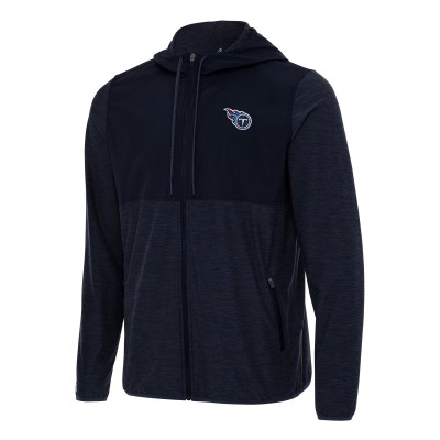 Толстовка на молнии Tennessee Titans Antigua  Sway - Navy