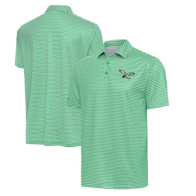 Поло Philadelphia Eagles Antigua  Skills - Kelly Green/White