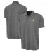 Green Bay Packers Antigua Heather Black Scheme Polo