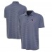 Houston Texans Antigua Heather Navy Scheme Polo