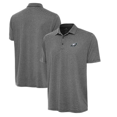Поло Philadelphia Eagles Antigua  Scheme - Heather Black