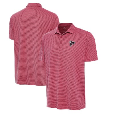 Atlanta Falcons Antigua Heather Red Scheme Polo