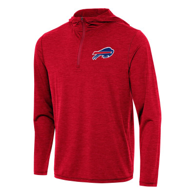 Пуловер Buffalo Bills Antigua Heather Red Tidy Hoodie