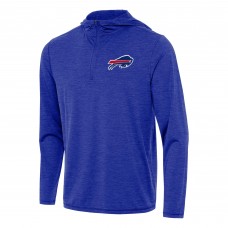 Толстовка на короткой молнии Buffalo Bills Antigua Heather Royal Tidy