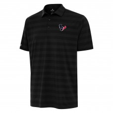 Houston Texans Antigua Black Tunnel Polo
