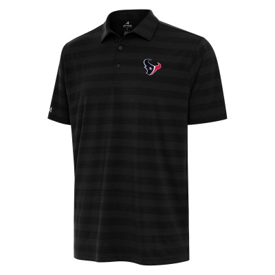 Houston Texans Antigua Black Tunnel Polo