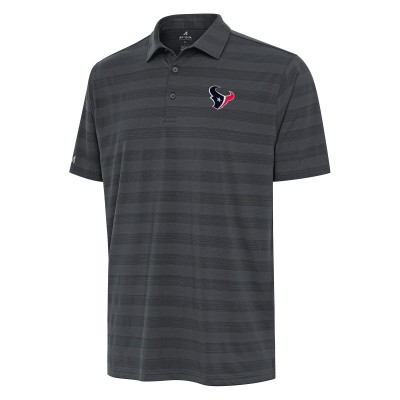Houston Texans Antigua Pewter Tunnel Polo
