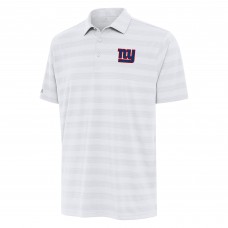 New York Giants Antigua White Tunnel Polo