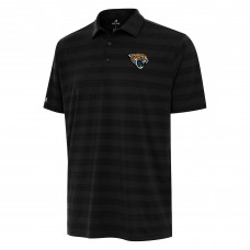 Jacksonville Jaguars Antigua Black Tunnel Polo