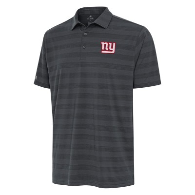 New York Giants Antigua Pewter Tunnel Polo