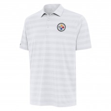 Pittsburgh Steelers Antigua White Tunnel Polo