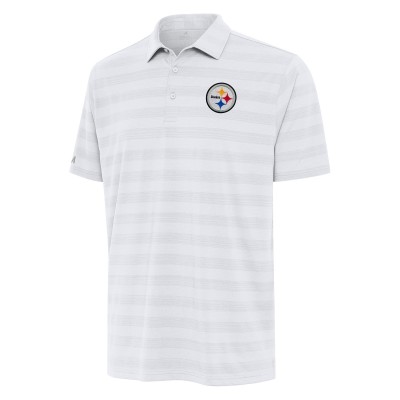 Pittsburgh Steelers Antigua White Tunnel Polo