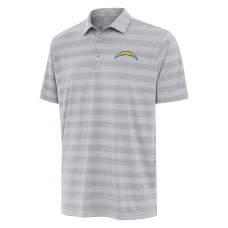 Los Angeles Chargers Antigua Gray Tunnel Polo