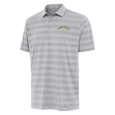 Los Angeles Chargers Antigua Gray Tunnel Polo