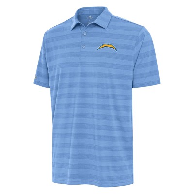 Los Angeles Chargers Antigua Powder Blue Tunnel Polo