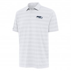 Seattle Seahawks Antigua White Tunnel Polo