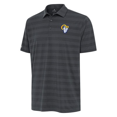 Los Angeles Rams Antigua Tunnel Polo - Pewter