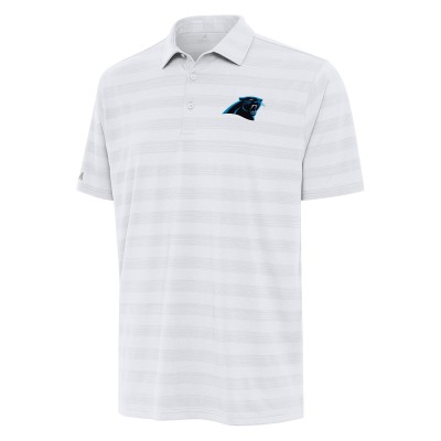 Carolina Panthers Antigua White Tunnel Polo