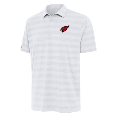 Arizona Cardinals Antigua White Tunnel Polo