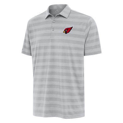 Arizona Cardinals Antigua Gray Tunnel Polo