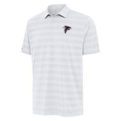 Atlanta Falcons Antigua White Tunnel Polo