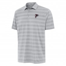 Atlanta Falcons Antigua Gray Tunnel Polo Atlanta Falcons Antigua Gray Tunnel Polo