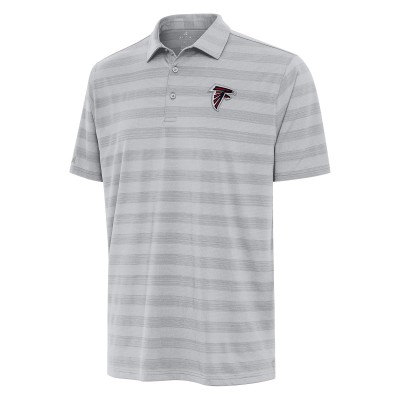 Atlanta Falcons Antigua Gray Tunnel Polo