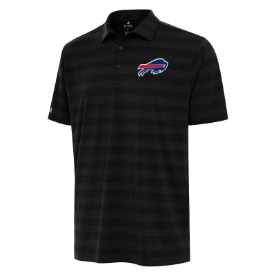 Buffalo Bills Antigua Black Tunnel Polo