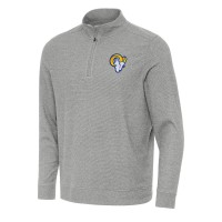 Кофта на короткой молнии Los Angeles Rams Antigua Subtle - Heather Gray