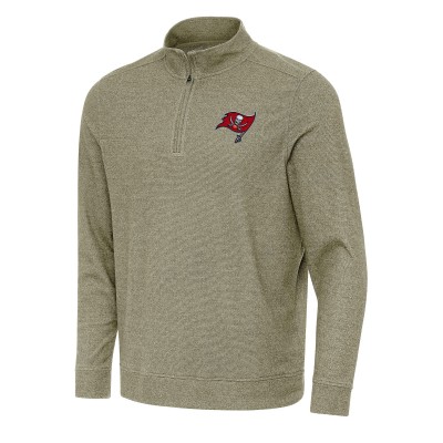 Кофта на короткой молнии Tampa Bay Buccaneers Antigua Subtle - Olive