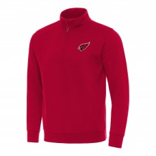 Arizona Cardinals Antigua Red Victory Quarter-Zip Pullover Top